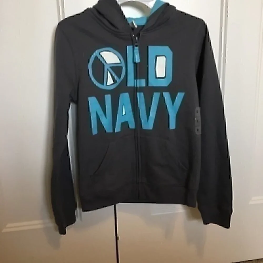 Old Navy Girls size large 10/12  hooded sweatshirt